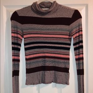 Prince & Fox Striped Turtleneck
